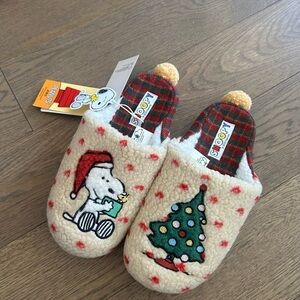 Snoopy Holiday Slippers